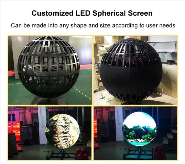 تبلیغات نمایشگر ماژول نمایشگر رنگی تمام رنگ P3 کروی