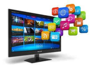 تلویزیون نور پس زمینه LED ساخت لاغر LGP تلویزیون هوشمند مورد استفاده