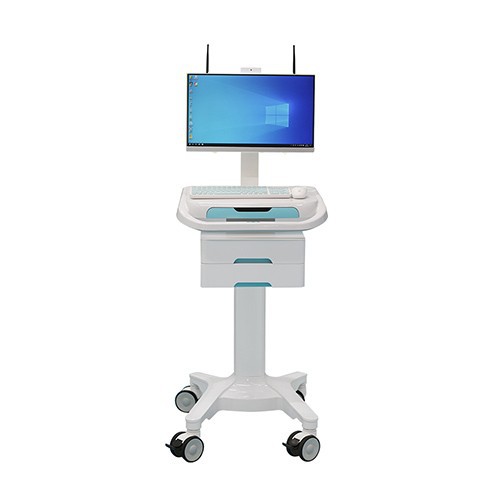 Medical Rolling Carts All In One Computer Car Wireless Medical Equipment Trollies & Carts