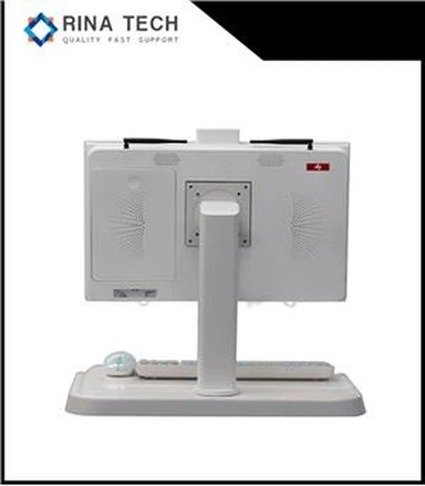 چرخ دستی چرخ دستی کامپیوتر همراه با قابلیت تنظیم ارتفاع کامپیوتر همه در یک